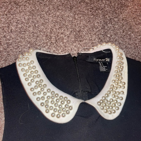 Forever 21 Women’s Dress US Small Audrey Hepburn Breakfast Tiffany’s Black Mini - Picture 3 of 5